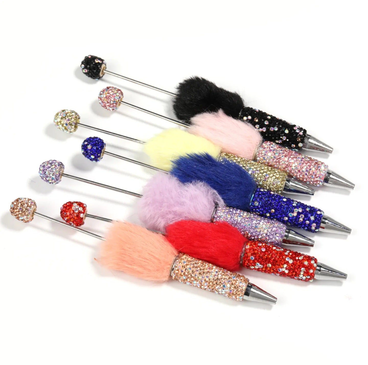 Fur Bling Rhinestone Pen